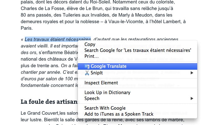 Chrome translation extensions &mdash; FAQs