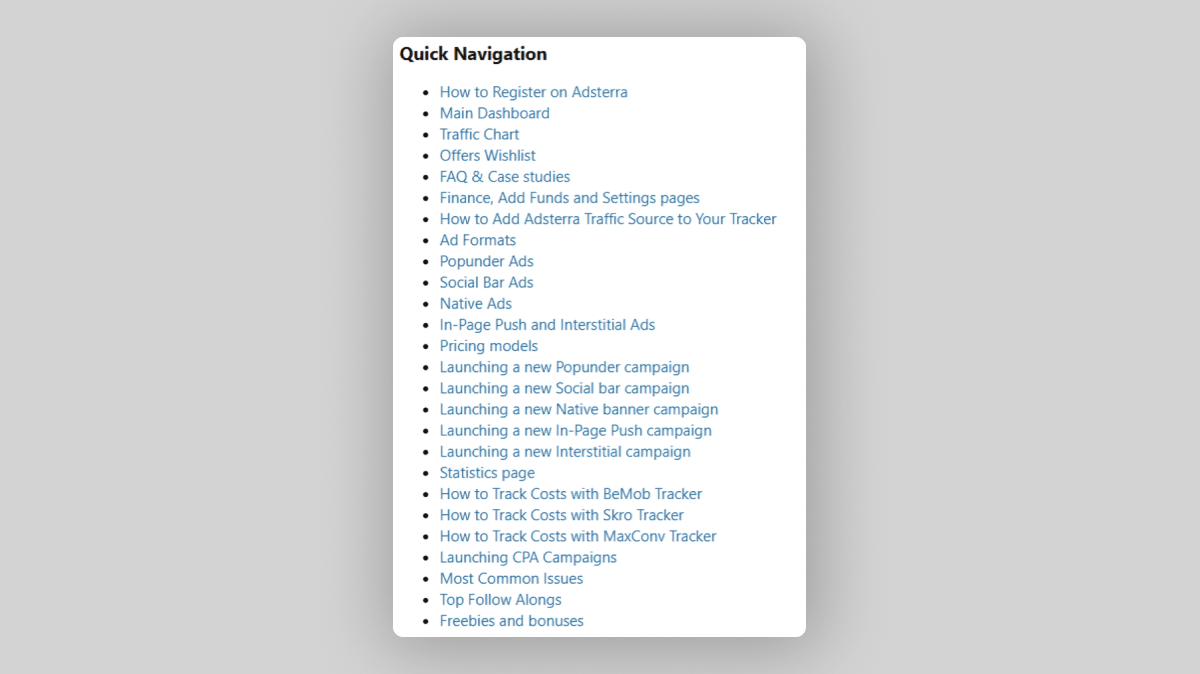 adsterra-traffic-playbook-contents