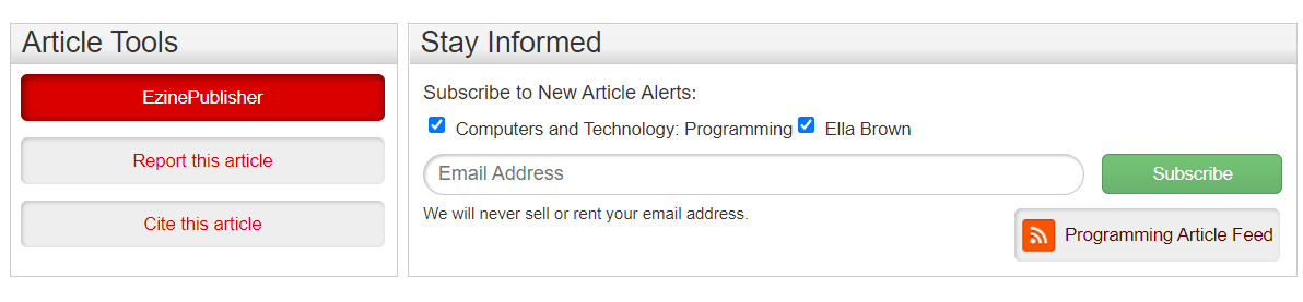 Ezine Articles, a source of PLR documents