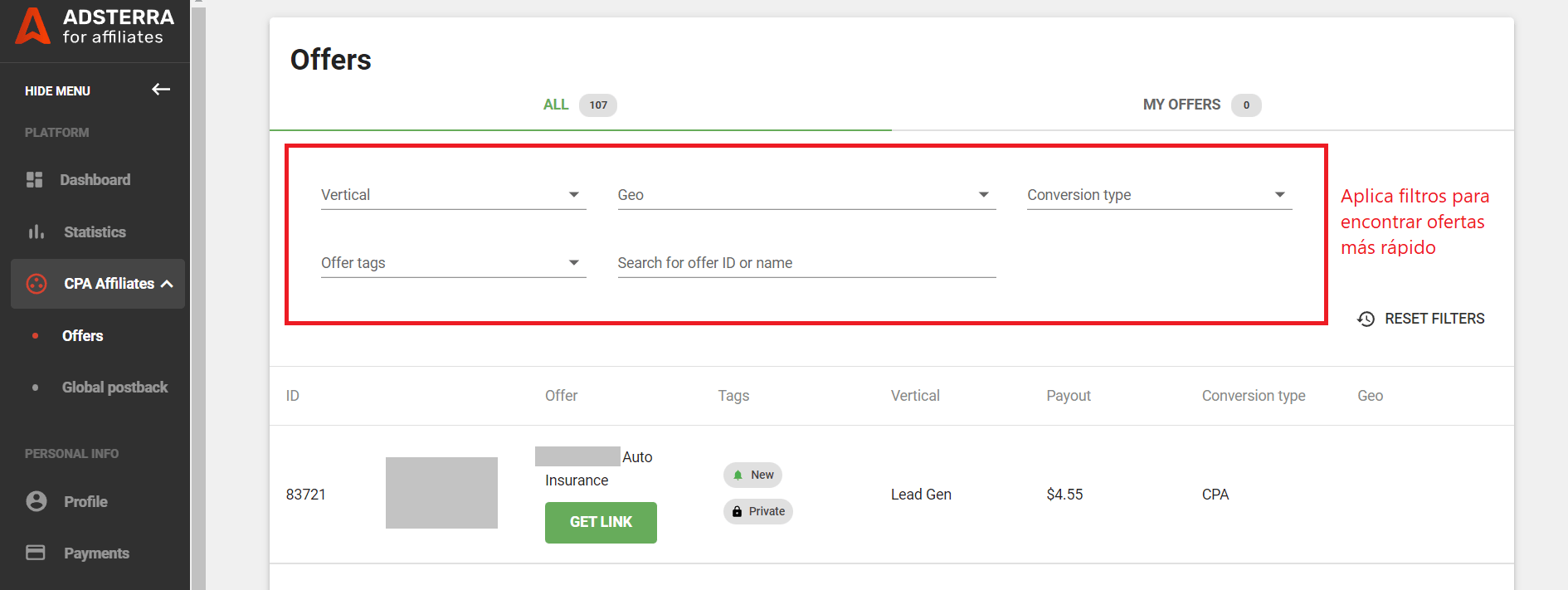 &iquest;D&oacute;nde encontrar ofertas de afiliaci&oacute;n con altas recompensas?