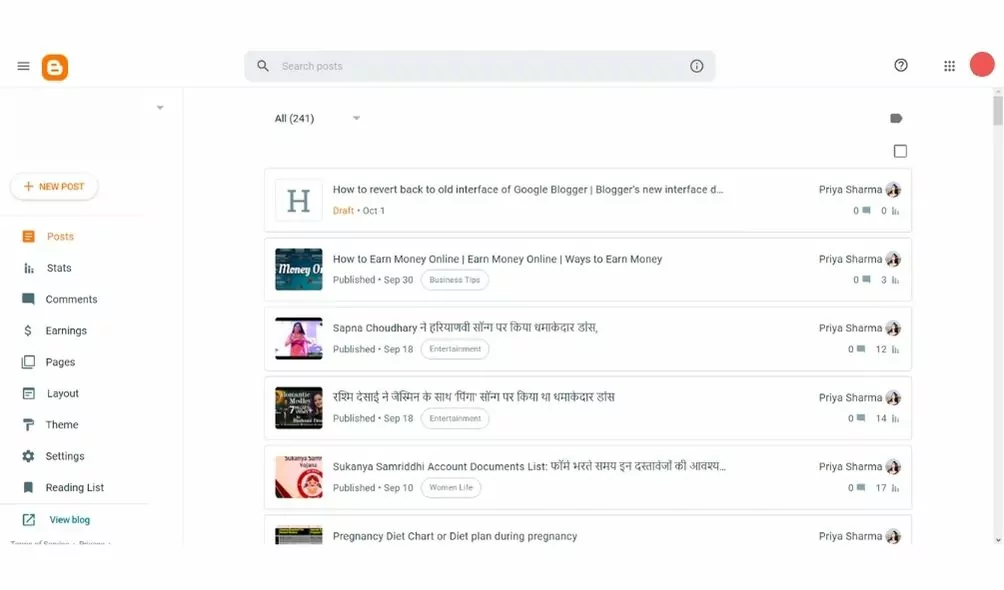 WordPress vs Blogger: Overview