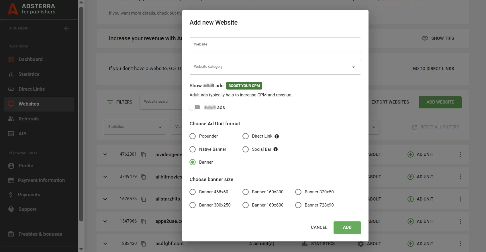 how-to-add-a-website-to-adsterra