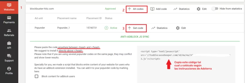 ¿Cómo colocar anuncios Popunder en un sitio web y comenzar a ganar dinero? - 1