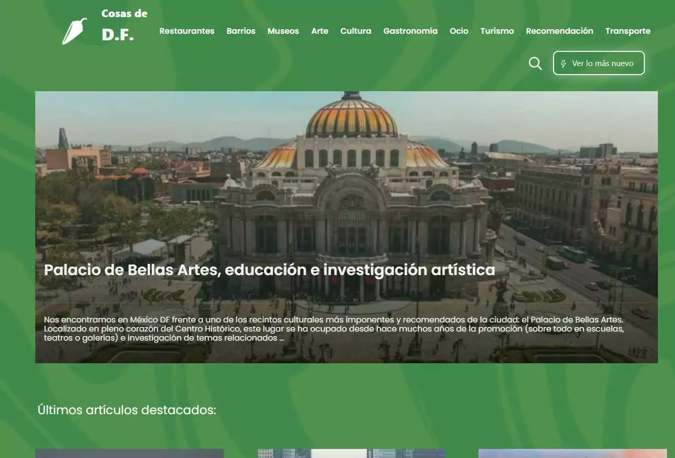 p&aacute;gina-de-inicio-de-un-blog-foto-de-palacio