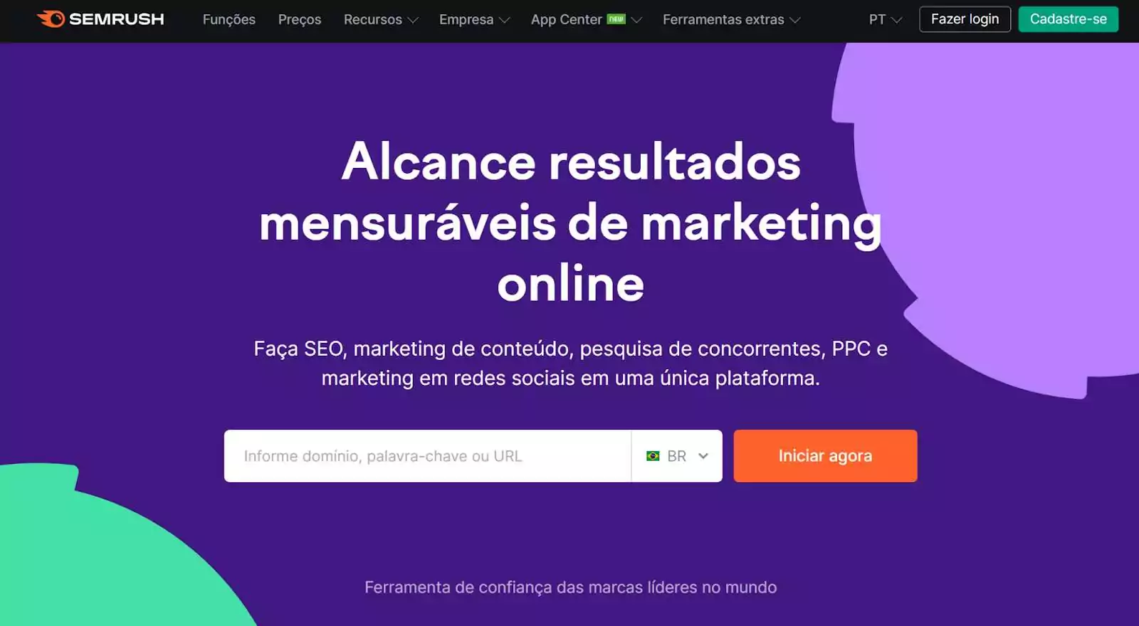 pagina-inicial-da-semrush