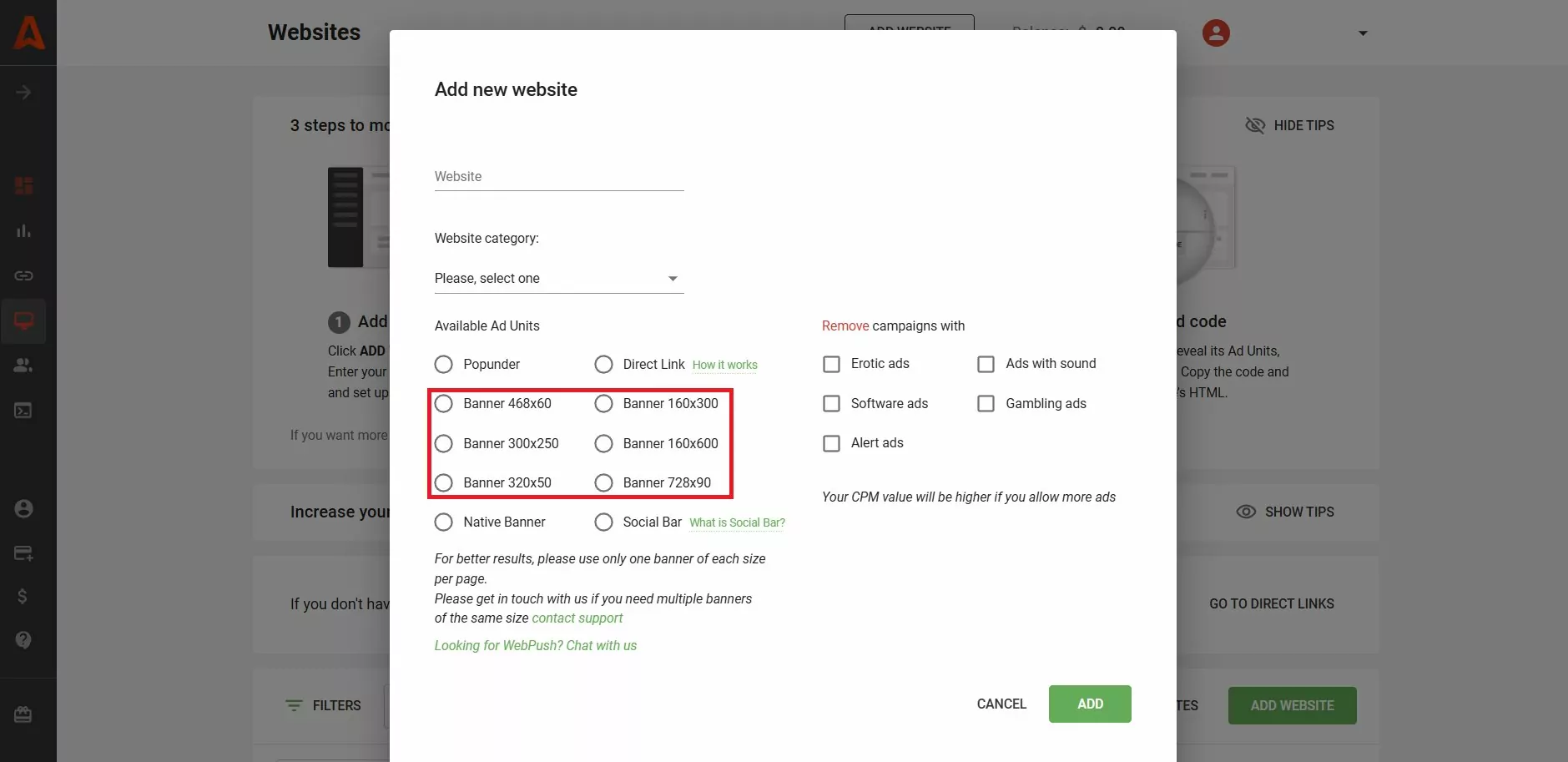 put-ads-on-your-website