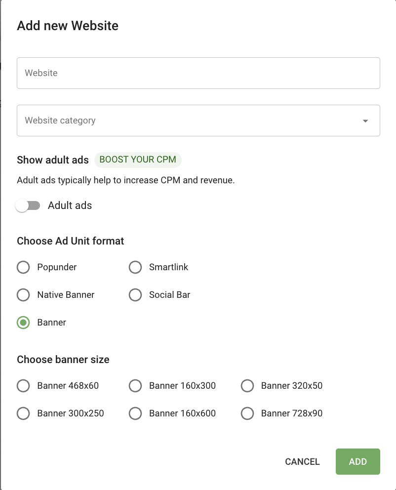 Como come&ccedil;ar com a Adsterra?