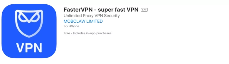 vpn landing page screenshot